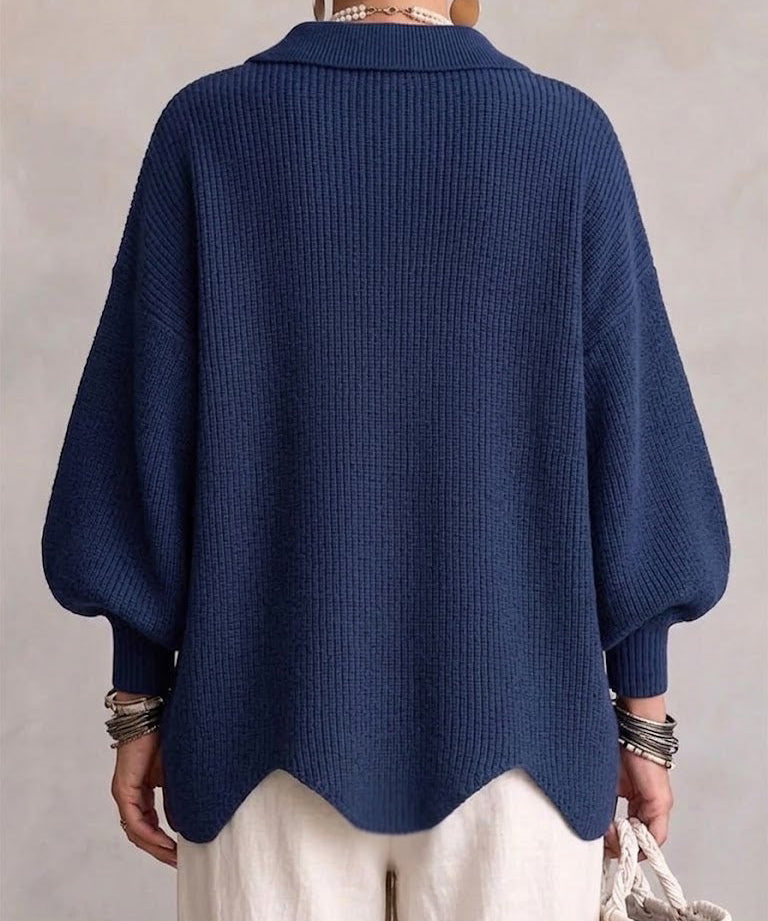 Ruth - Oversized kardigan s límcem